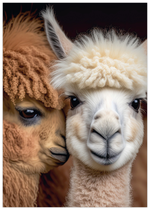Alpacas Poster A4 Formaat 504X705